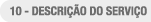 Descrição do Serviço 